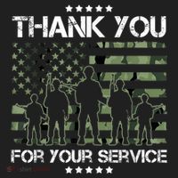 Thank You Patriotic Veteran Memorial Day USA Camouflage Beanie thumb 2