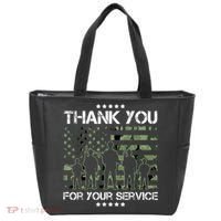 Thank You Patriotic Veteran Memorial Day USA Camouflage Tote Bag thumb 0