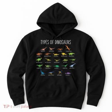 Types of Dinosaurs Hoodie
