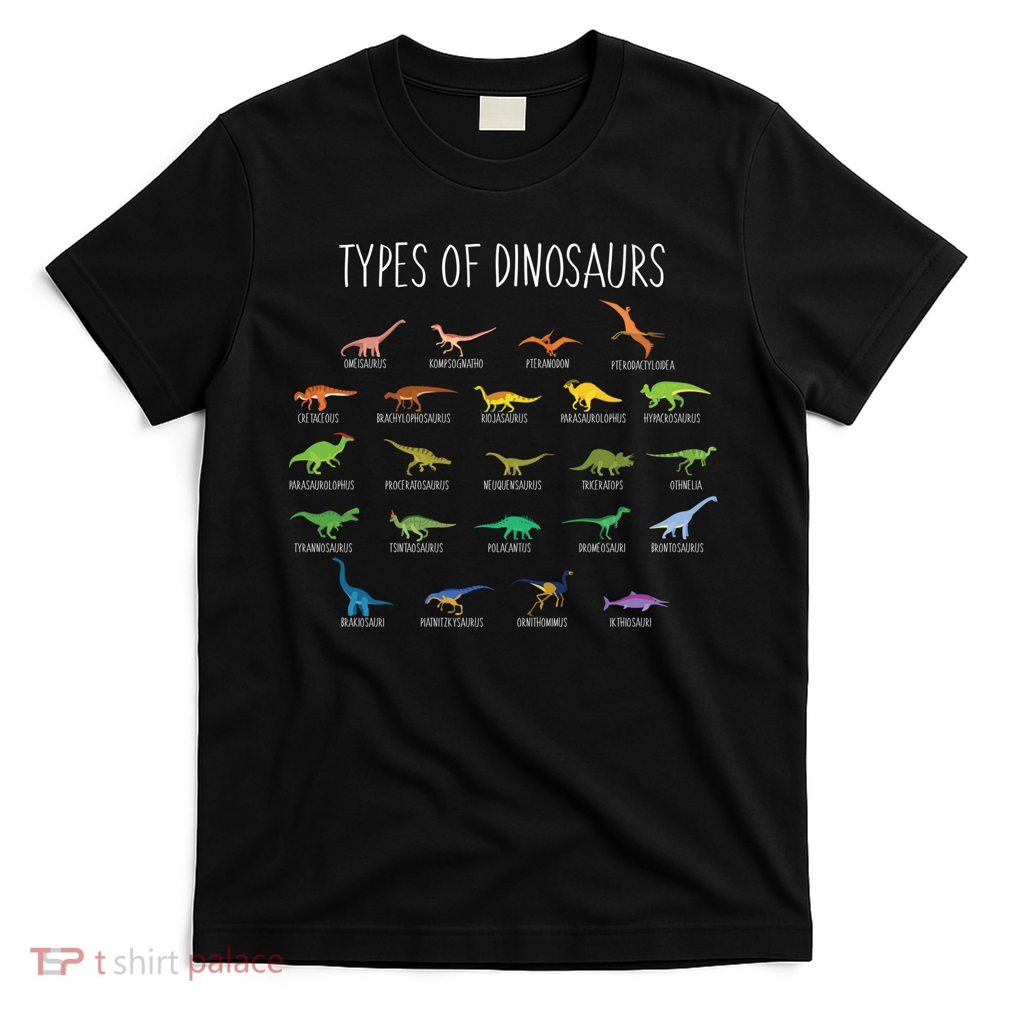 Types of Dinosaurs T-Shirt