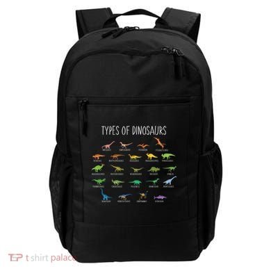 Types of Dinosaurs Backpack