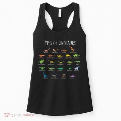Types of Dinosaurs Women's Tank Top
