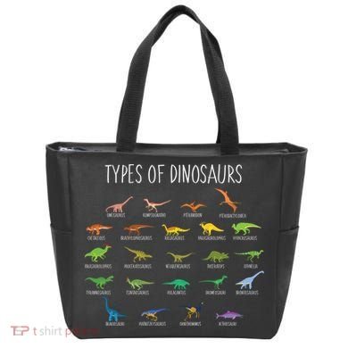 Types of Dinosaurs Tote Bag