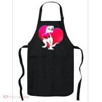 Tyrannosaurus Rex Valentine Heart Dinosaur  Apron thumb 0