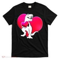 Tyrannosaurus Rex Valentine Heart Dinosaur  T-Shirt thumb 0
