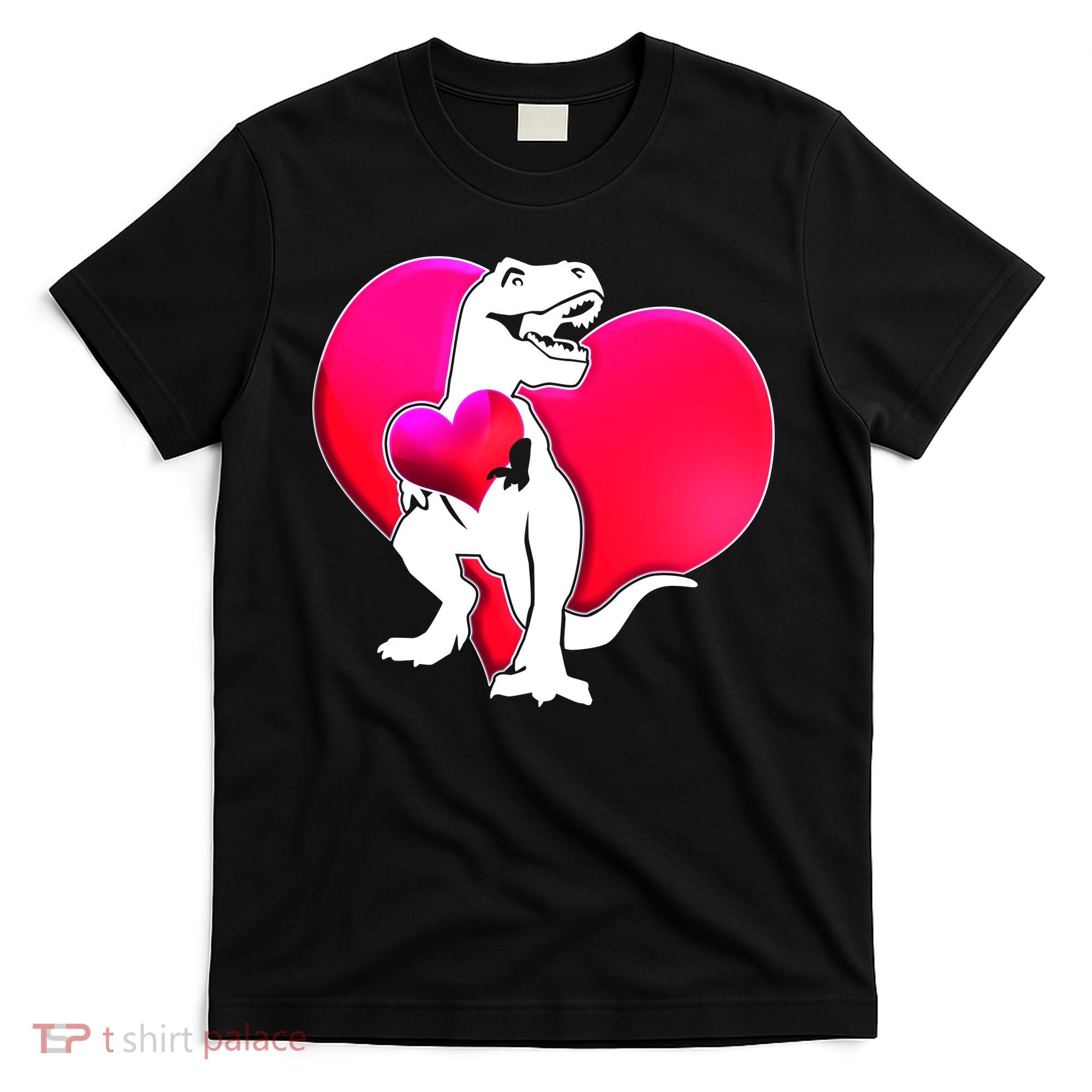 Tyrannosaurus Rex Valentine Heart Dinosaur  T-Shirt