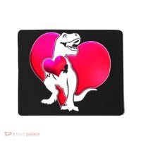 Tyrannosaurus Rex Valentine Heart Dinosaur  Mousepad thumb 0