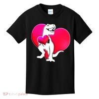 Tyrannosaurus Rex Valentine Heart Dinosaur  Kids T-Shirt thumb 0
