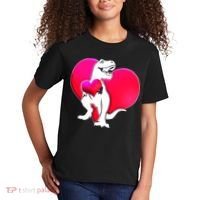 Tyrannosaurus Rex Valentine Heart Dinosaur  Kids T-Shirt thumb 2