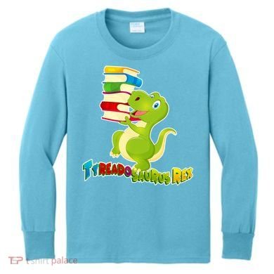 Tyreadosaurus Rex Kids Long Sleeve Shirt