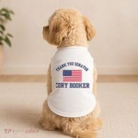 Thank You Senator Cory Booker Doggie Tank thumb 2