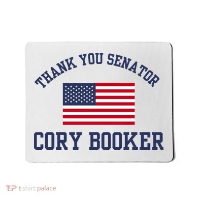 Thank You Senator Cory Booker Mousepad