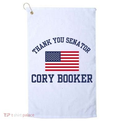 Thank You Senator Cory Booker Golf Towel