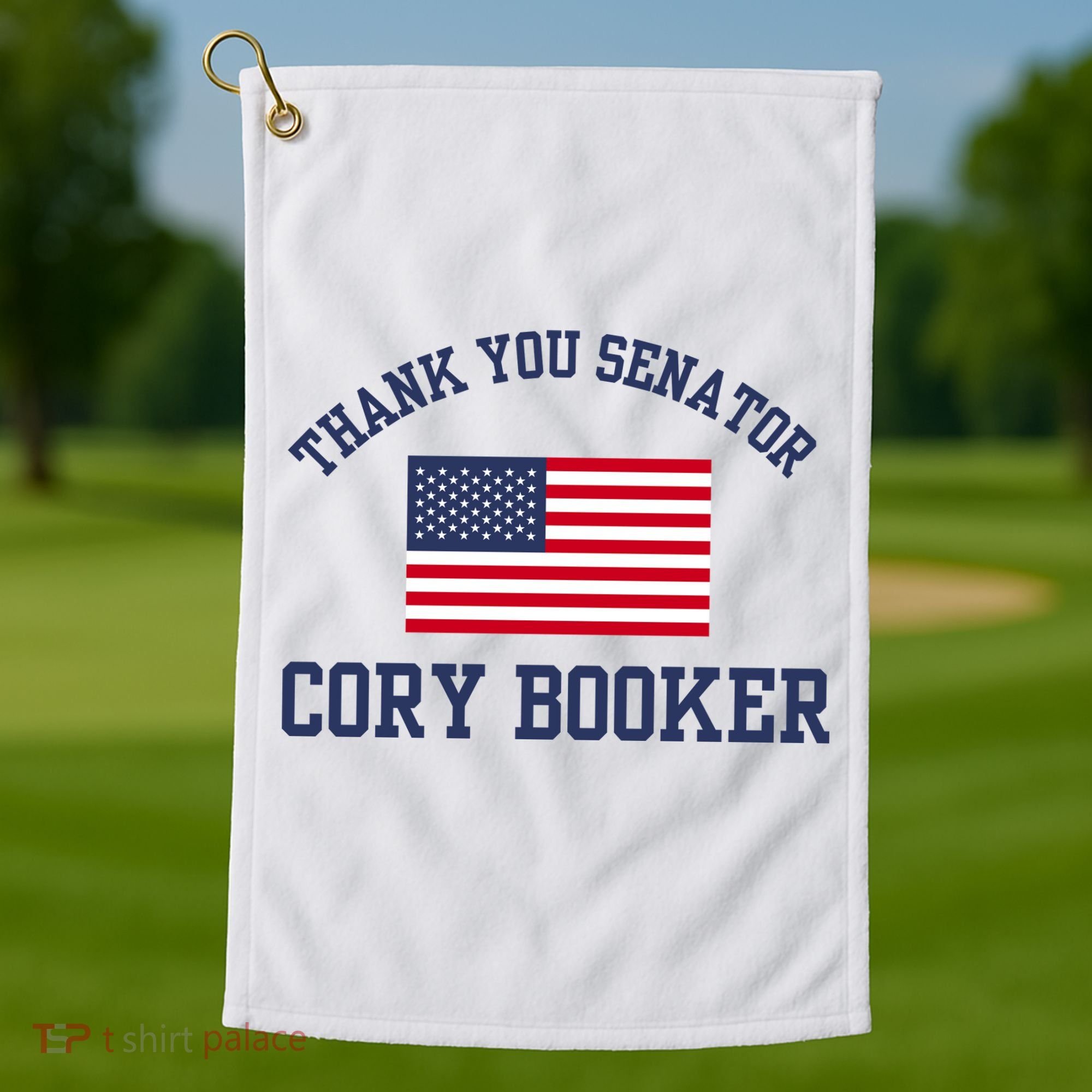 Thank You Senator Cory Booker Golf Towel