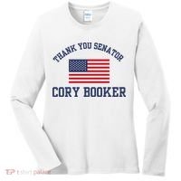 Thank You Senator Cory Booker Women's Long Sleeve Shirt thumb 0