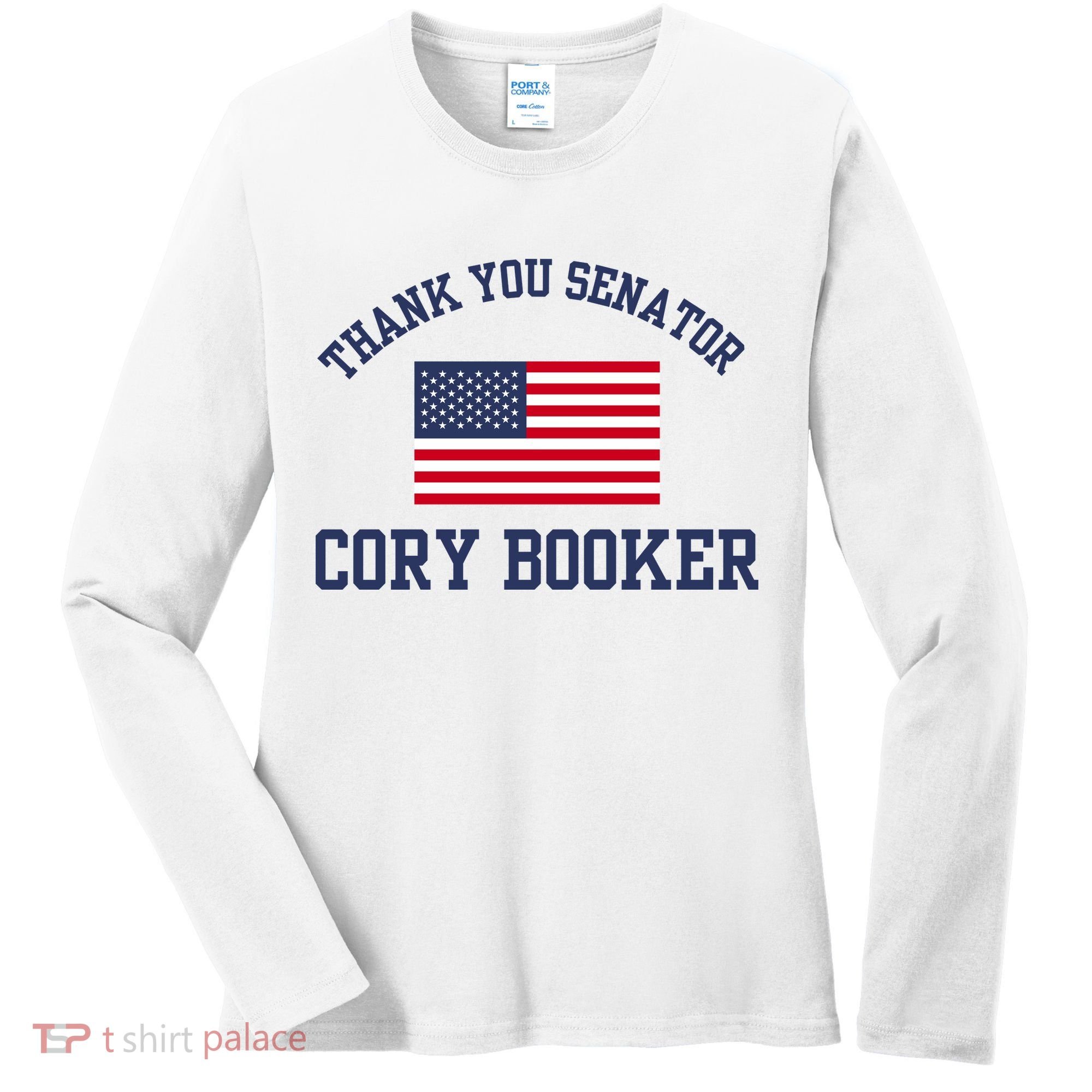 Thank You Senator Cory Booker Women's Long Sleeve Shirt