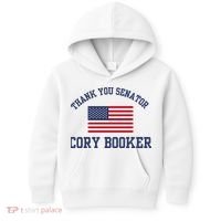 Thank You Senator Cory Booker Kids Hoodie thumb 0