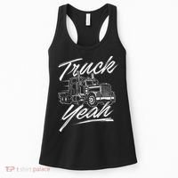 Truck Yeah Semi Truck Driver Big Rig Trucking Trucker Women's Tank Top thumb 0