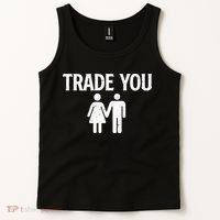 Trade You Swinger Wife Husband Swapping Swinging Lifestyle Tank Top thumb 2
