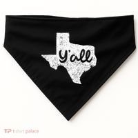 Texas YAll Southern Saying Proud Texan Quote USA-Made Doggie Bandana thumb 0