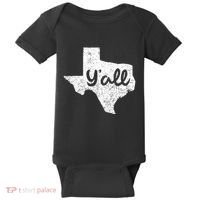 Texas YAll Southern Saying Proud Texan Quote Baby Bodysuit thumb 0