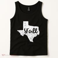 Texas YAll Southern Saying Proud Texan Quote Tank Top thumb 2