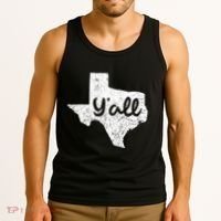Texas YAll Southern Saying Proud Texan Quote Tank Top thumb 3