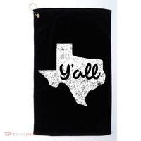Texas YAll Southern Saying Proud Texan Quote Golf Towel thumb 0