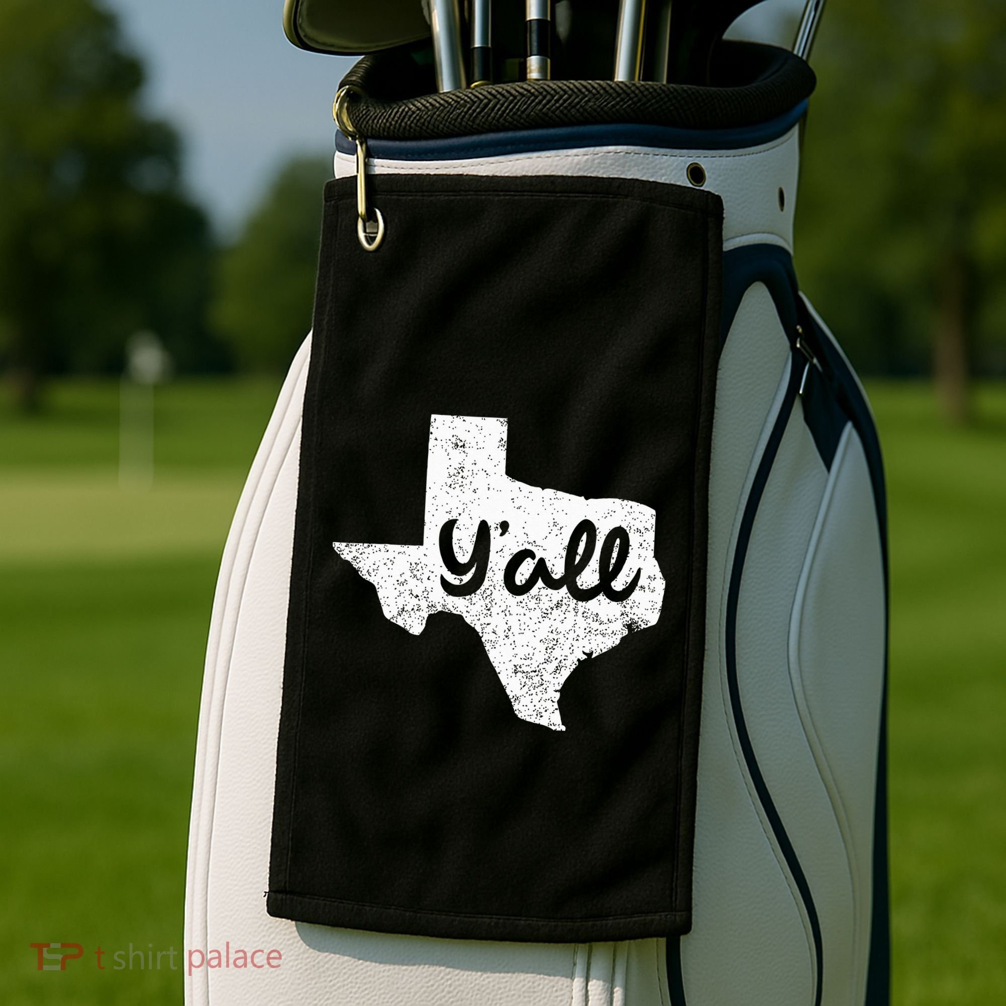 Texas YAll Southern Saying Proud Texan Quote Golf Towel