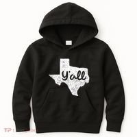 Texas YAll Southern Saying Proud Texan Quote Kids Hoodie thumb 0