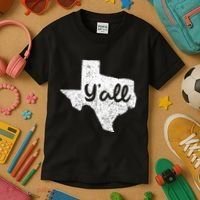 Texas YAll Southern Saying Proud Texan Quote Kids T-Shirt thumb 3