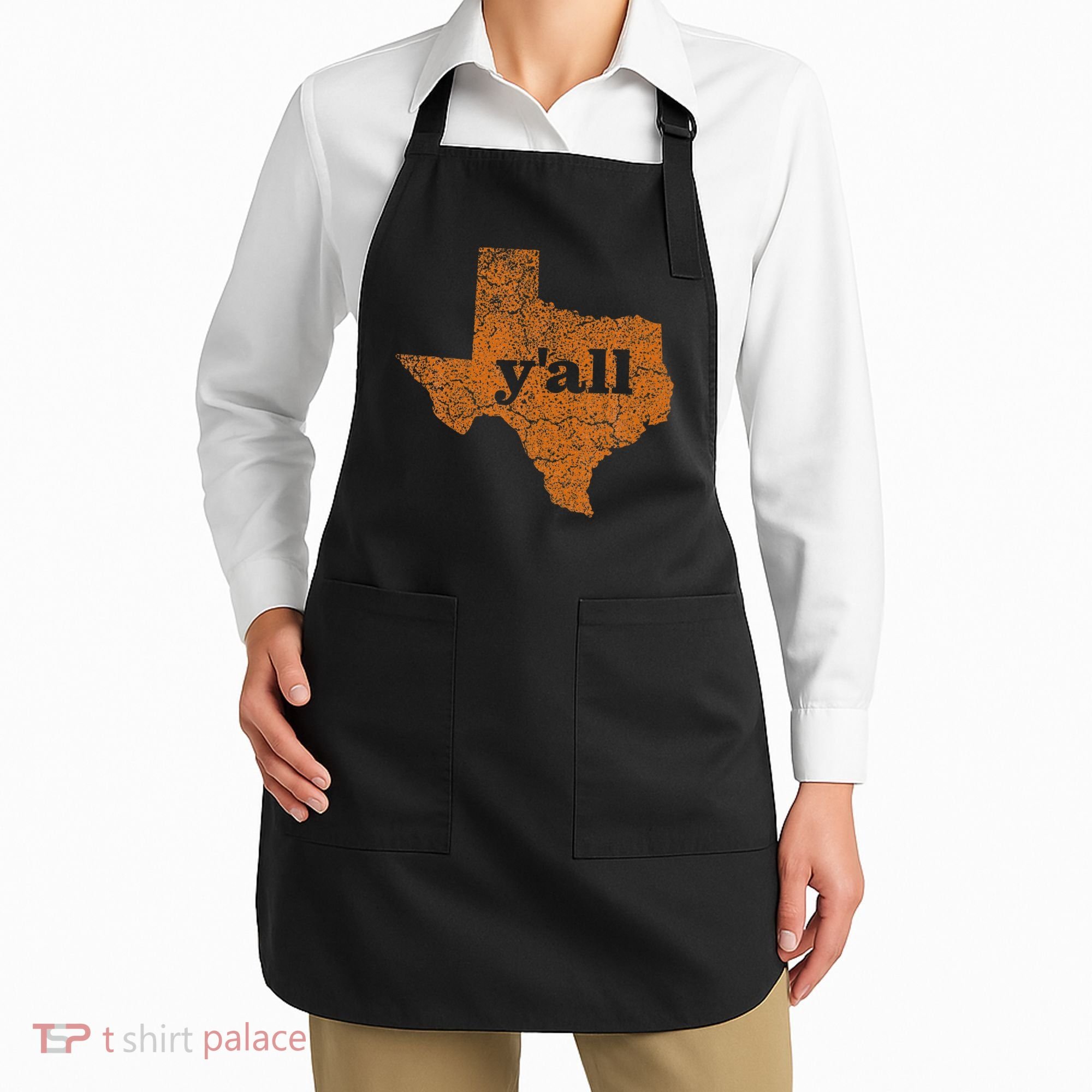 Texas Yall Texas State Map Apron