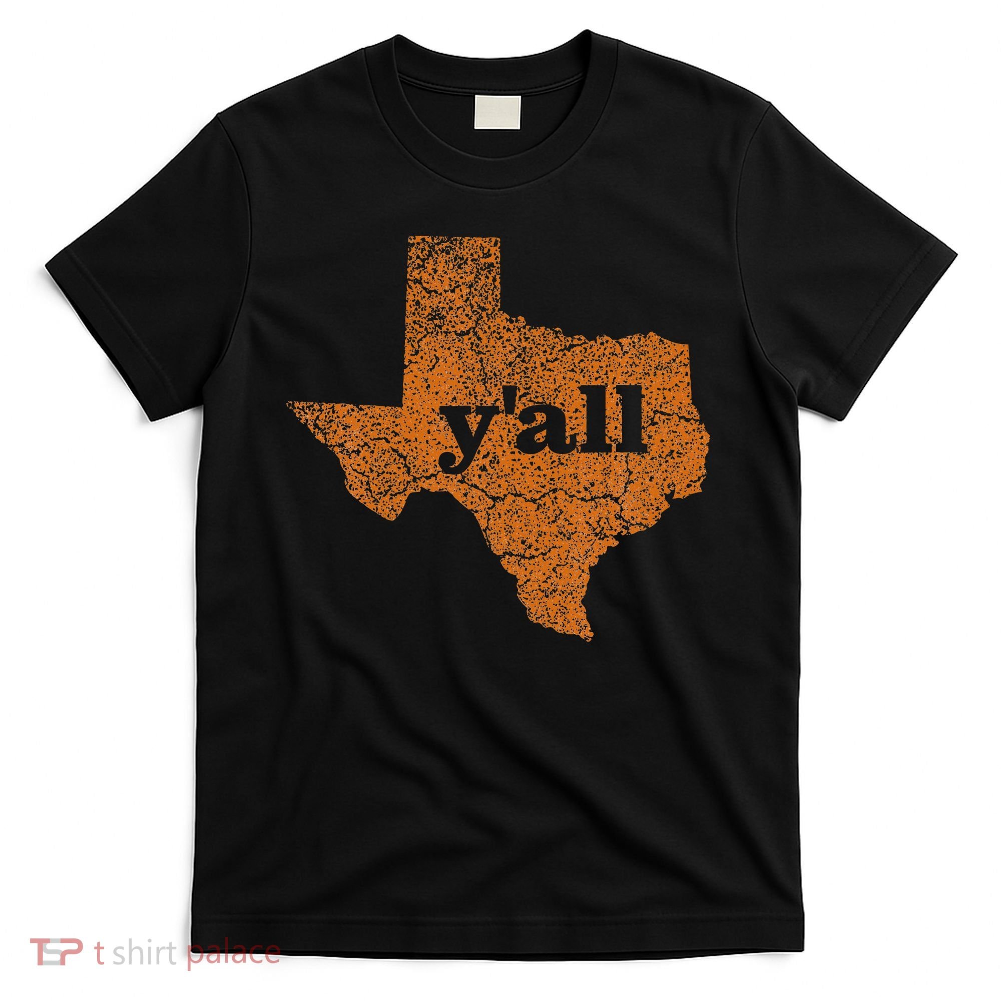 Texas Yall Texas State Map T-Shirt