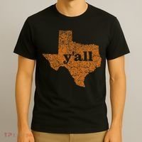 Texas Yall Texas State Map T-Shirt thumb 3