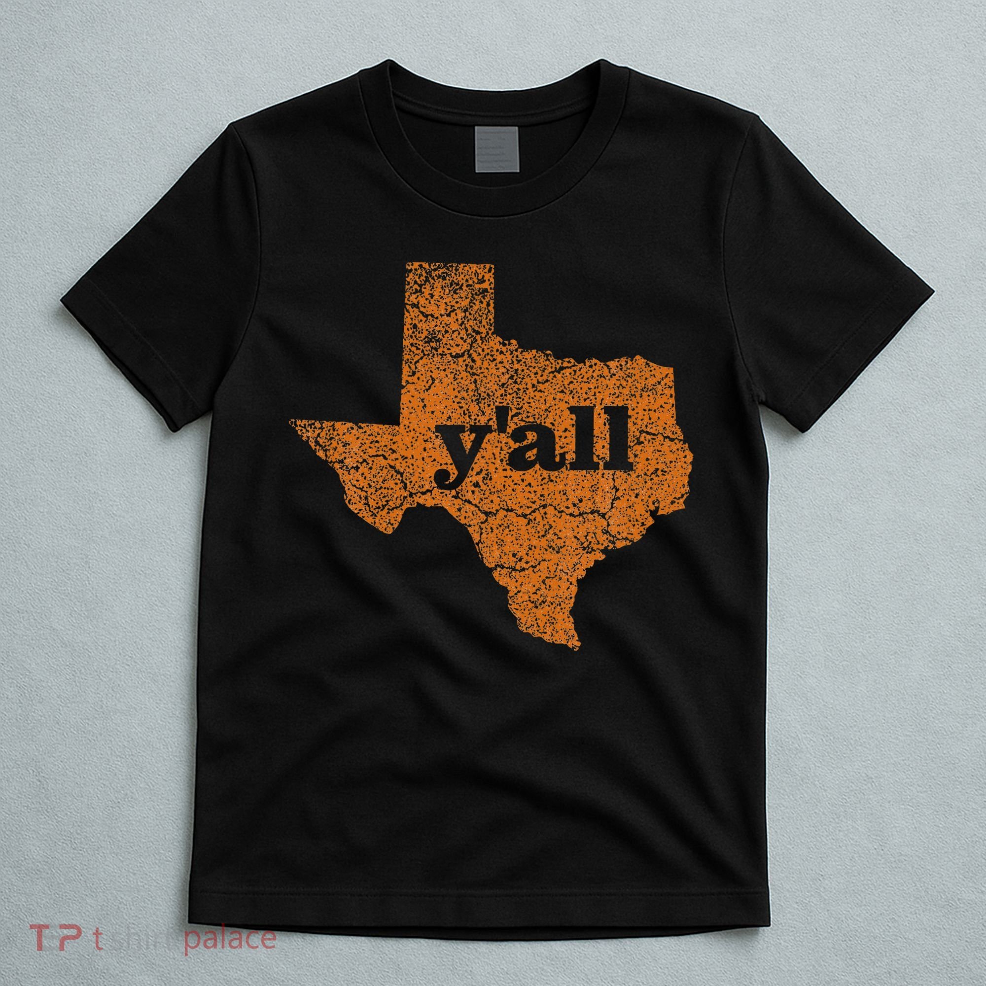 Texas Yall Texas State Map T-Shirt
