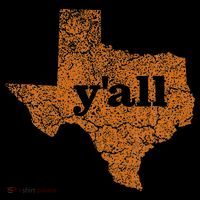 Texas Yall Texas State Map Women's T-Shirt thumb 6