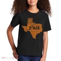 Texas Yall Texas State Map Kids T-Shirt thumb 2