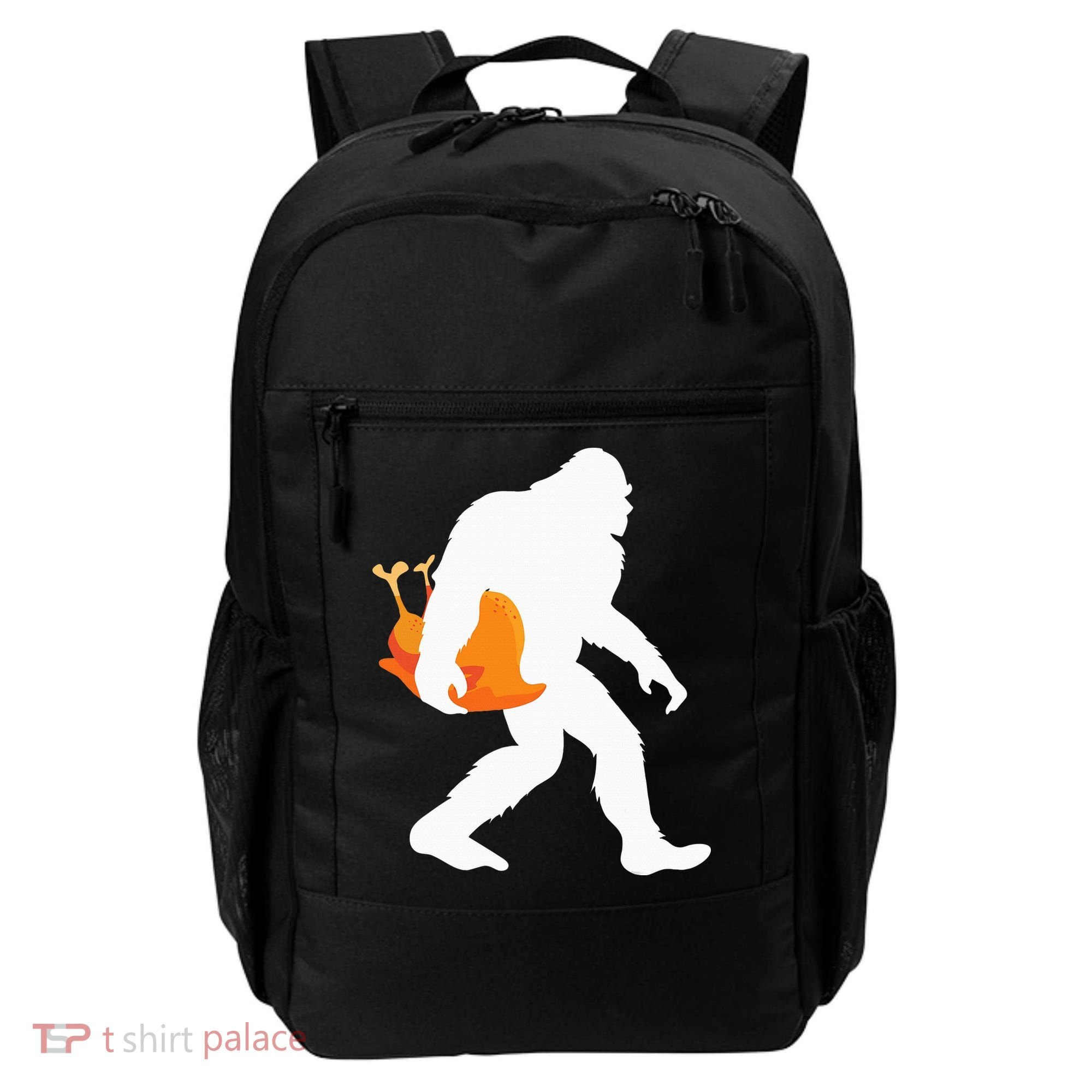Thanksgiving Yeti Turkey  Funny Sasquatch Backpack