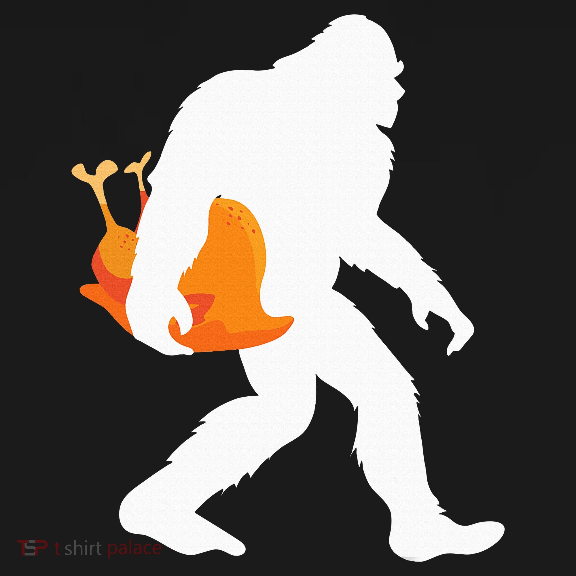 Thanksgiving Yeti Turkey  Funny Sasquatch Backpack