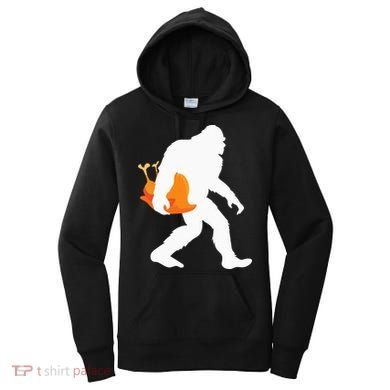 Thanksgiving Yeti Turkey  Funny Sasquatch Women's Hoodie