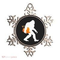 Thanksgiving Yeti Turkey  Funny Sasquatch Ornament thumb 0