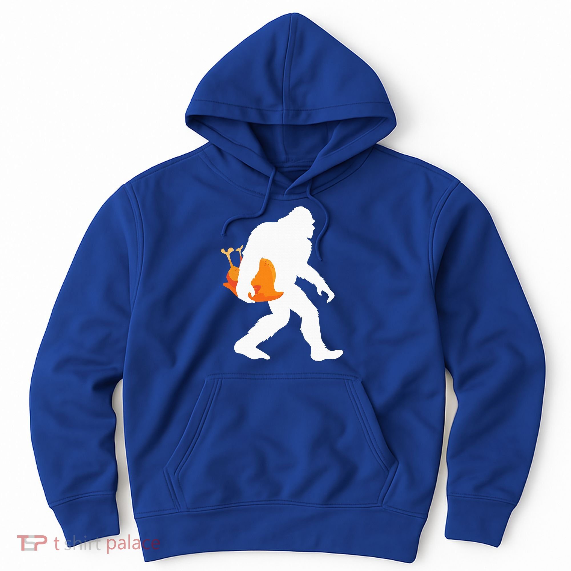 Thanksgiving Yeti Turkey  Funny Sasquatch Hoodie