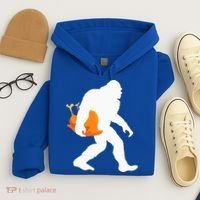 Thanksgiving Yeti Turkey  Funny Sasquatch Hoodie thumb 4