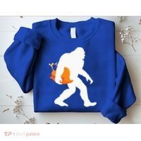 Thanksgiving Yeti Turkey  Funny Sasquatch Sweatshirt thumb 2