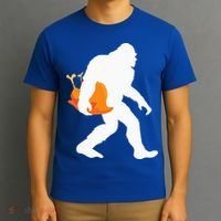 Thanksgiving Yeti Turkey  Funny Sasquatch T-Shirt thumb 3