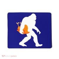 Thanksgiving Yeti Turkey  Funny Sasquatch Mousepad thumb 0