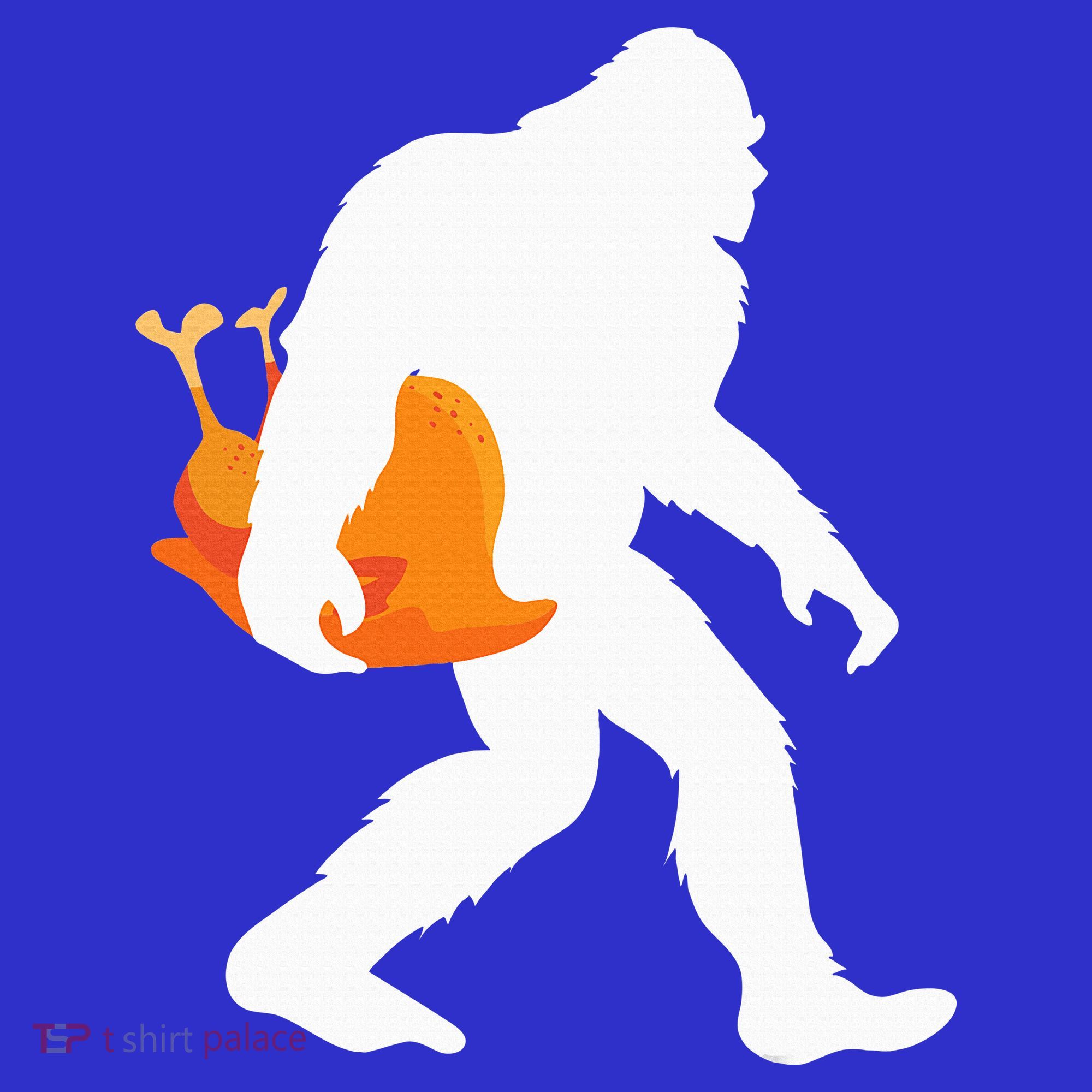 Thanksgiving Yeti Turkey  Funny Sasquatch Baby Bodysuit