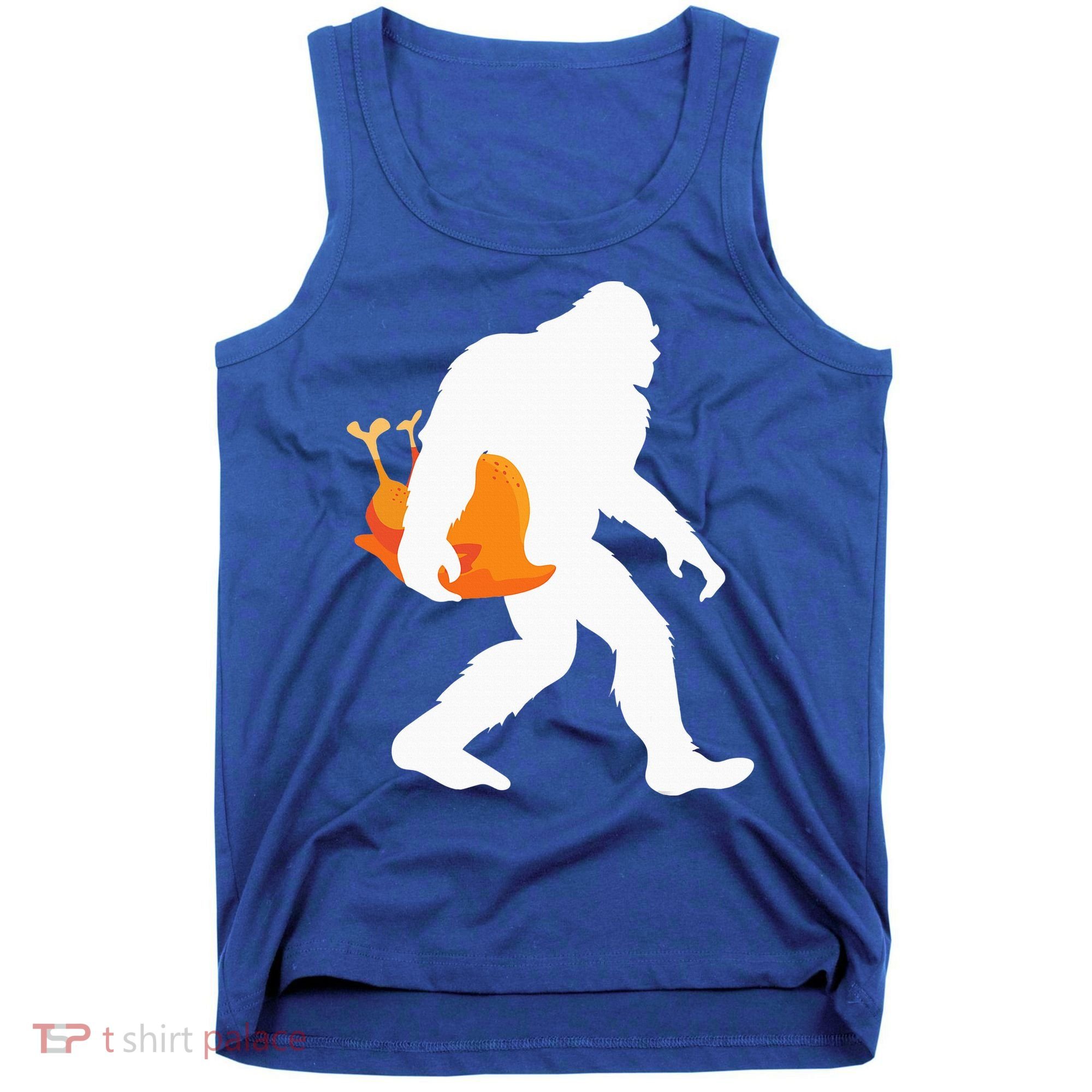 Thanksgiving Yeti Turkey  Funny Sasquatch Tank Top