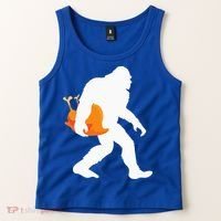 Thanksgiving Yeti Turkey  Funny Sasquatch Tank Top thumb 2