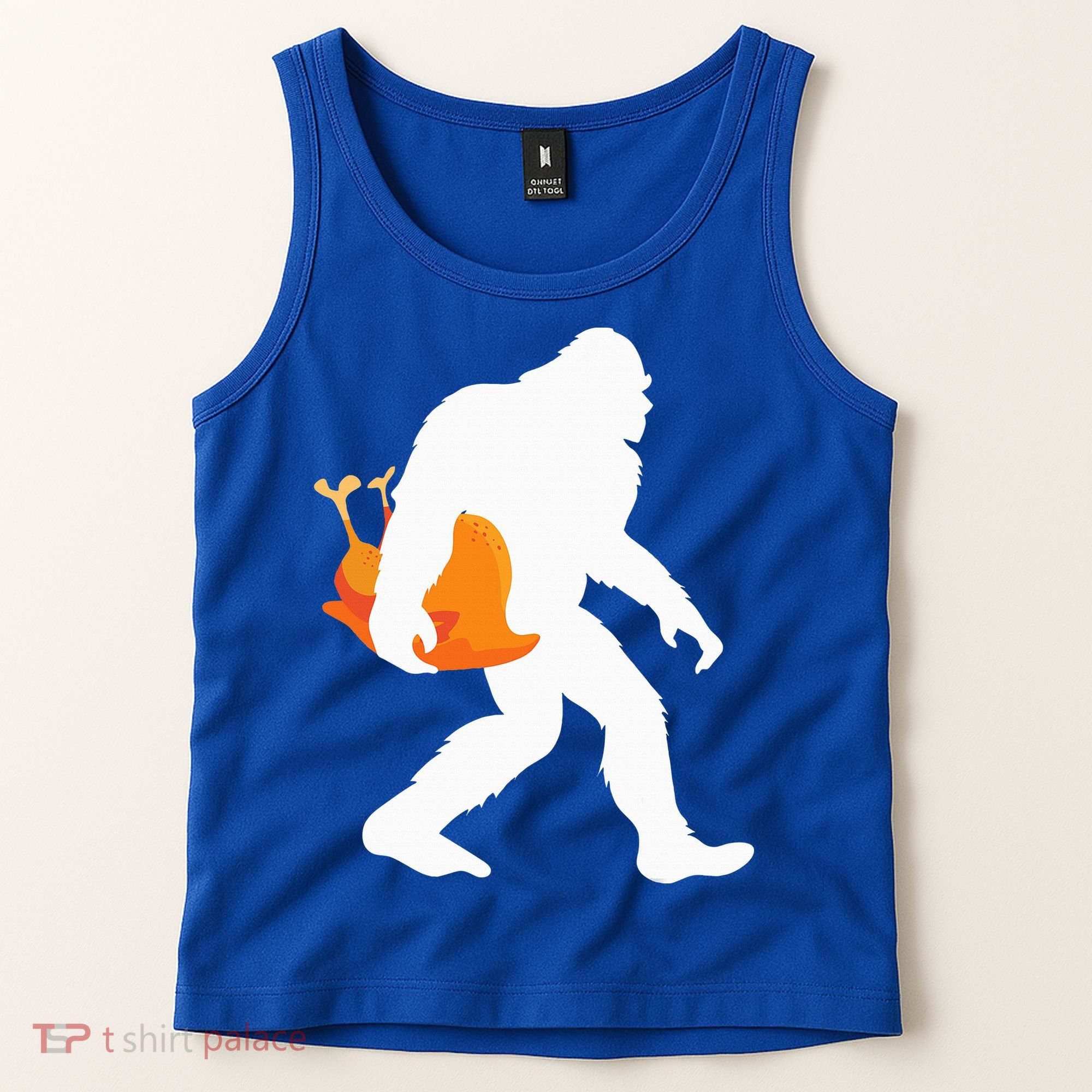 Thanksgiving Yeti Turkey  Funny Sasquatch Tank Top